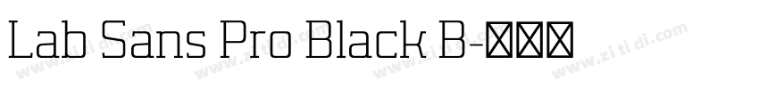 Lab Sans Pro Black B字体转换 Lab Sans Pro Black B字体转换